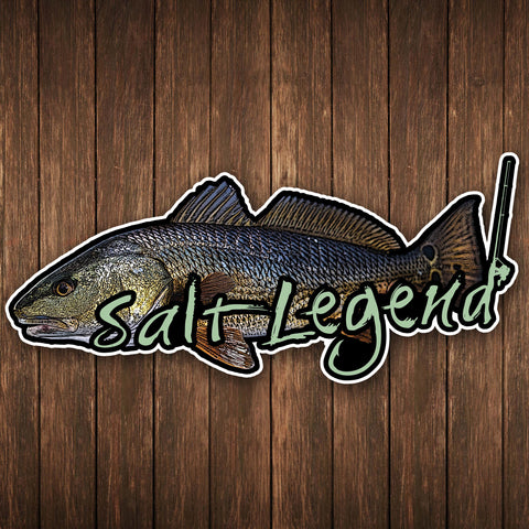 Salt Legend 6.5in Decal